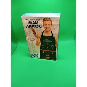 Grill Instructer Man Abron Five Pockets Sewb In Utility Belt With Bottle Opener.